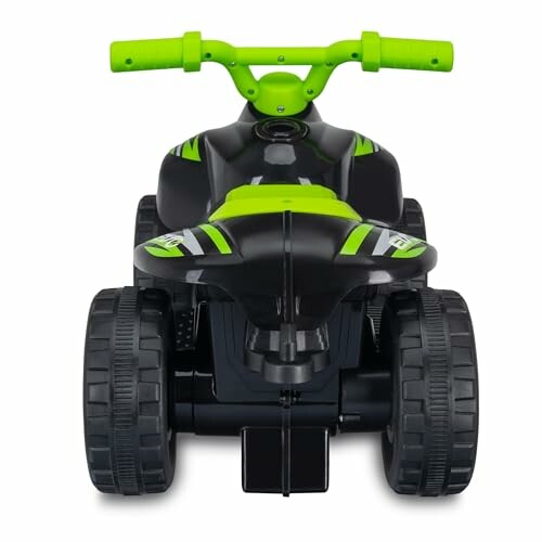 Elektrische kinderquad met groene accenten